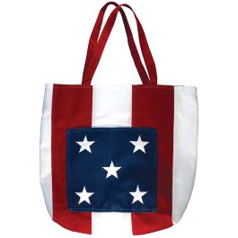 AMERICAN FLAG Tote/ Bag/Great Week End Bag 17 X 15/ Ultima Weave