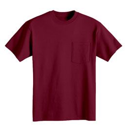 Bayside Cotton T-Shirt with Pocket