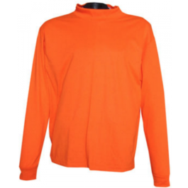 Blaze orange turtleneck top