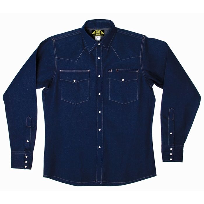 Union Line Short Sleeve Denim Shirt