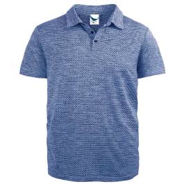 トップス Flowered Velour Jacquard Polo Shirt Dash and Dot