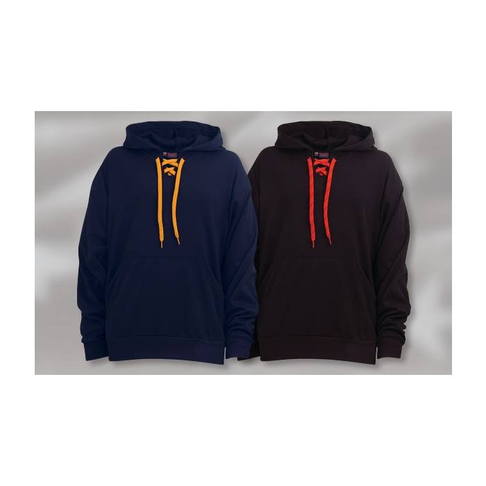 King Louie 6700 Playmaker Lace-Up Hooded Performance Fleece | All