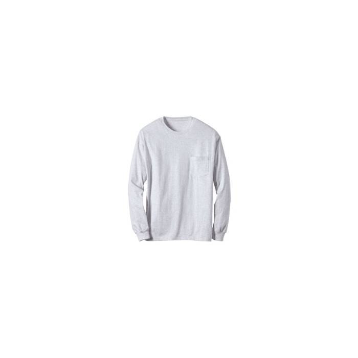 Bayside 8100 Long Sleeve Pocket T-Shirt | All USA Clothing