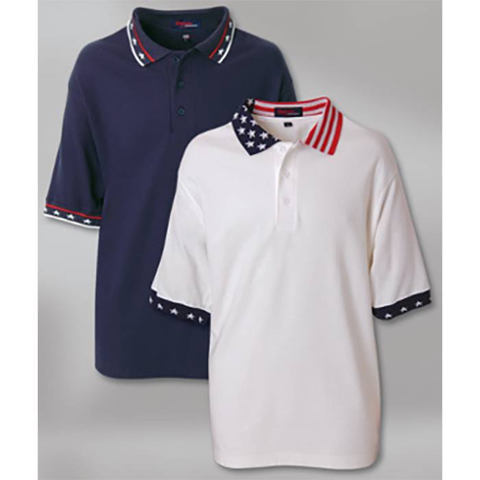 Patriotic polo shirt hotsell