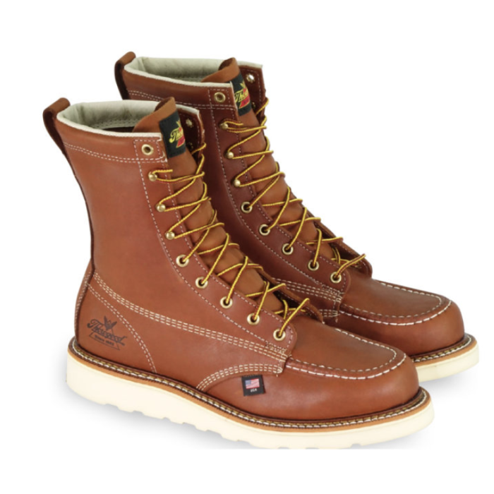 Thorogood 814 4201 American Heritage 8 Tobacco Moc Toe Boot MAXWear Wedge