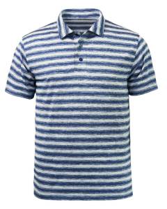 Men's Ombre Stripe Polo