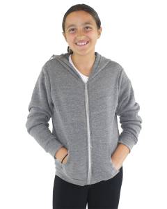 Youth Triblend Fleece Zip Hoody 