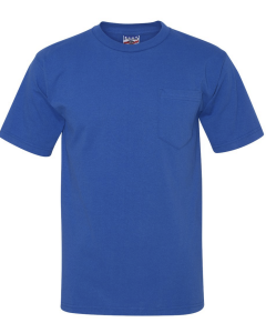Bayside 3015 6.1oz Short Sleeve Pocket Union Made T-Shirt