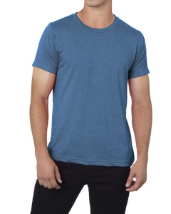 BAYSIDE 5010 50/50 Fine Jersey Crew Tee
