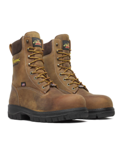 Thorogood 804-4249 Genesis Series 8″ Chestnut Nano Safety Toe – Waterproof Boots