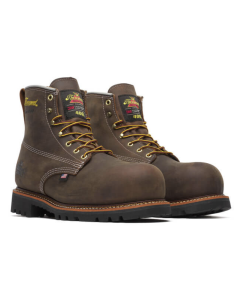 Thorogood 804-4514 AMERICAN LEGACY Waterproof Insulated 6” Crazy Horse Nano Safety Toe Boots