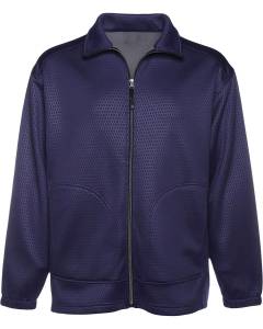 Men's Full ZIp Waterproof Embossed Fleece Jacket 