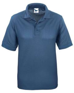 All USA Men's Basket Weave Polo 