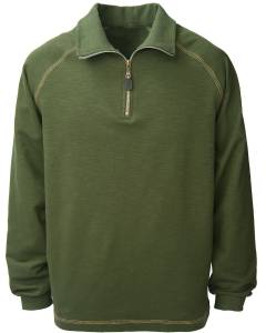 Slub Terry 1/4 Zip Sweatshirt 