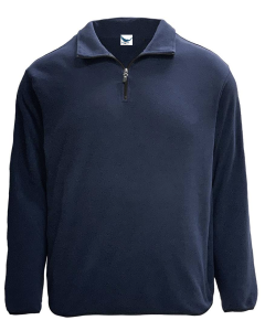 Quarter Zip Velour Fleece Pullover