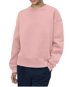 Bayside 7702 Ladies Crewneck Fleece
