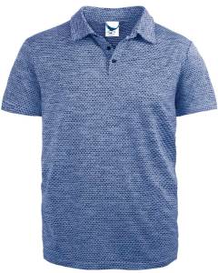 Men's Waffle Jacquard Polo