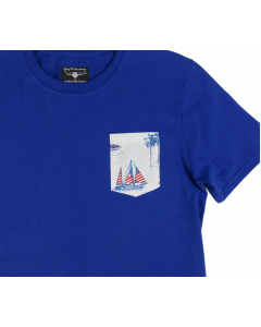 Flying R Sailboat Pocket Tee