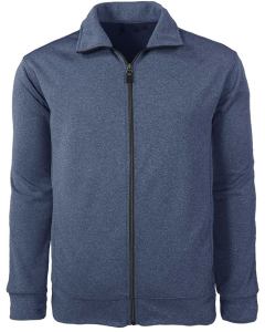 Men's Full Zip Heather Jacket with Pockets