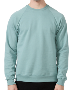 Organic Raglan Crew Neck Sweatshirt 