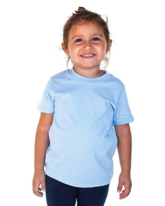 Organic Cotton Toddler Unisex Short Sleeve Crew Tee 