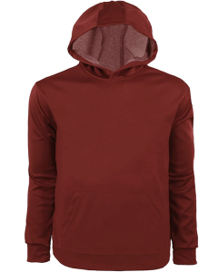 Men's Hooded Pullover Sweatshirt w/ Heather Lining