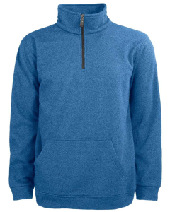 Men's Quarter Zip Textured Pullover
