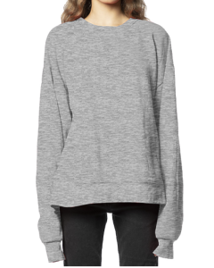 Fashion Fleece Oversize Crew Sweatshirt