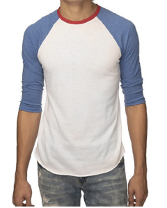 Unisex Americana Raglan Baseball Shirt