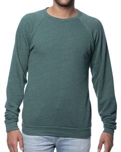 Unisex Triblend Raglan Crew Sweatshirt 