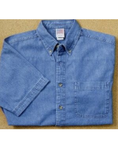 Short Sleeve Denim Shirt 