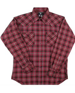 Deep Red Plaid Flannel