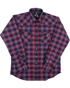 Red and Royal Plaid Flannel