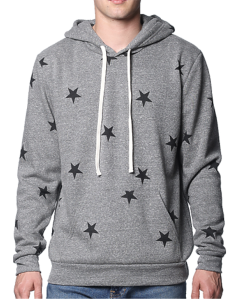 Unisex Triblend Pullover Star Hoody