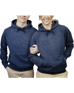 American Flag Denim Hoodie