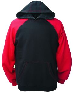 Two-Tone Pullover Hooded Sweatshirt 