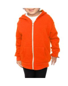 Toddler Fashion Fleece Neon Zip Hoody 