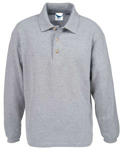 Long Sleeve Cotton Pique Polo Shirt 