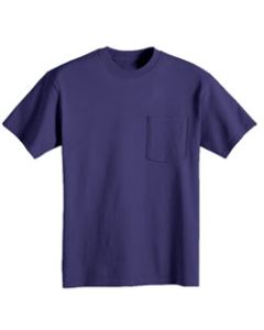 Bayside 3015 6.1oz Short Sleeve Pocket Union Made T-Shirt
