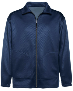 Men's Full Zip Honeycomb Soft Shell Fleece Jacket 