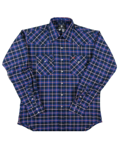 Royal and Blue Plaid Flannel