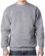 Bayside 1102 Crewneck Fleece Sweatshirt