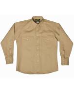 BB Brand B455R Khaki Work Shirt 