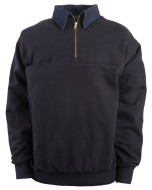 Firefighter Denim Collar Sweatshirt