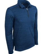 Tiger Stripe Long Sleeve Quarter Zip Polo
