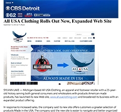 CBS Radio - All USA Clothing new site