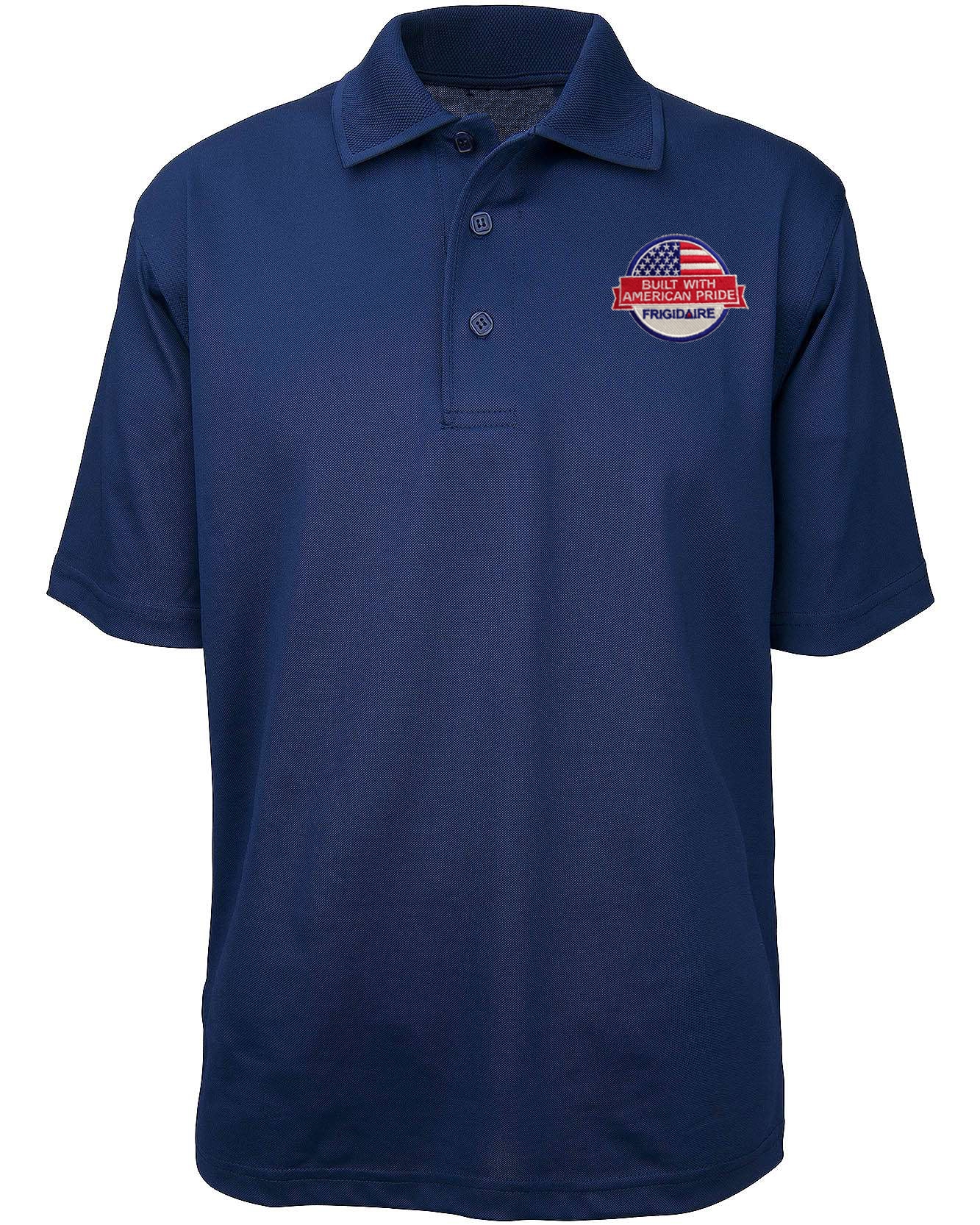 USA Made Embroidered Moisture Wicking Polo